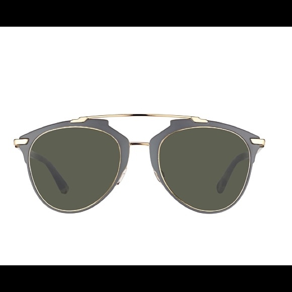 DIOR reflective PRE-70 Gray HAVANA/BROWN sunglass - Picture 2 of 14